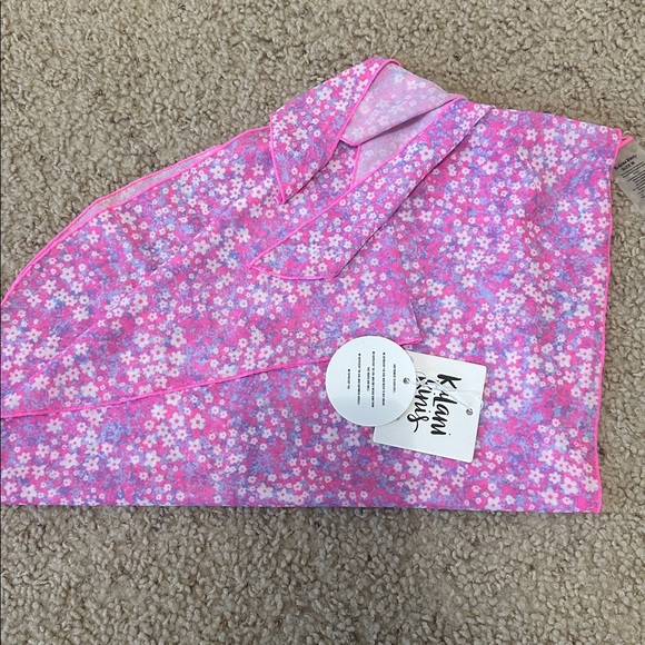 NEW KULANI KINIS women's mini mesh sarong in grape spritz - Picture 2 of 5